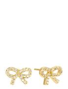 By Jolima Crystal Bow Earring Guld