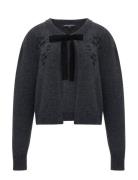 French Connection Irma Front Bow Cardigan Grå