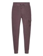 C.P. Company Reverse Brushed & Emerized Diagonal Fleece Mixed Jogger B...