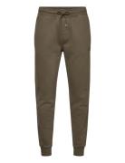 C.P. Company Logo Embroidered Track Pants Khaki Green